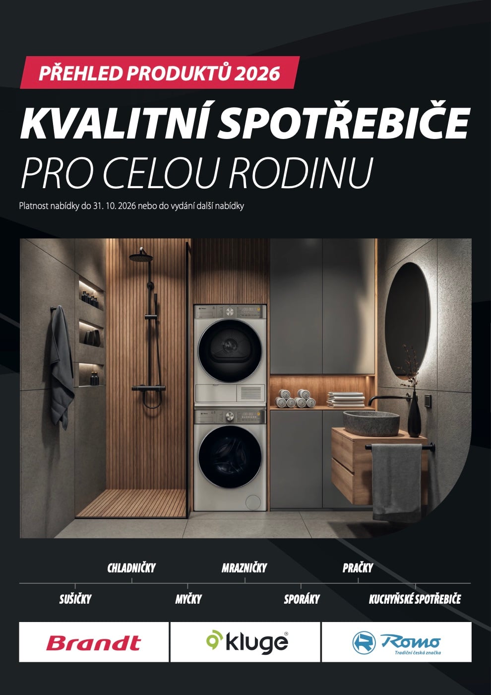 Volně stojící spotřebiče 2026